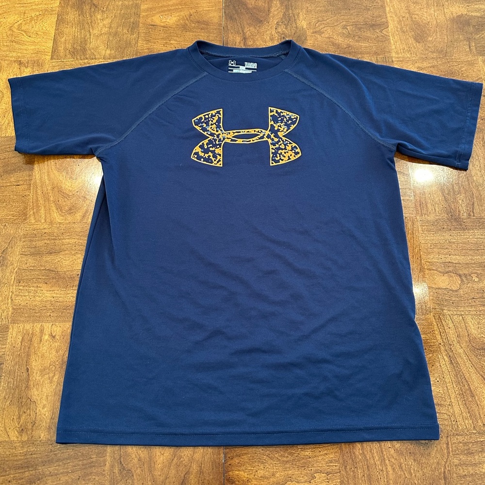 Youth Blue and orange Under Armour T-shirt